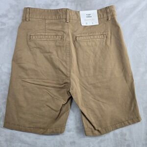 Flint and Tinder‎ Men's Chino Shorts Size 32 Waist 9 Inseam Khaki Huckberry NEW